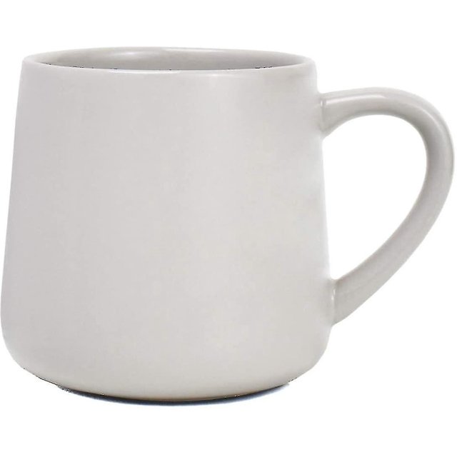 Taza de Café de Cerámica YONGSHENG Grande 18 oz Gris Apta para Lavavajillas y Microondas