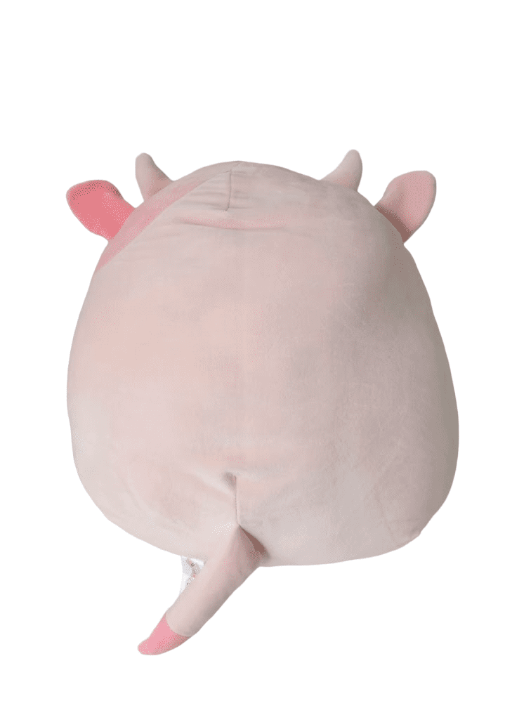 Squishmallow Official Kellyto 16 Inch Clay the Pink Cow Wildlife Farm  Ultimate Soft Plush Toy 