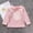 Pink, variant on Bnwani Long Sleeve Toddler Shirts Plain Cotton Crew Neck Casual Floral Printed Tops 12-24 Momths