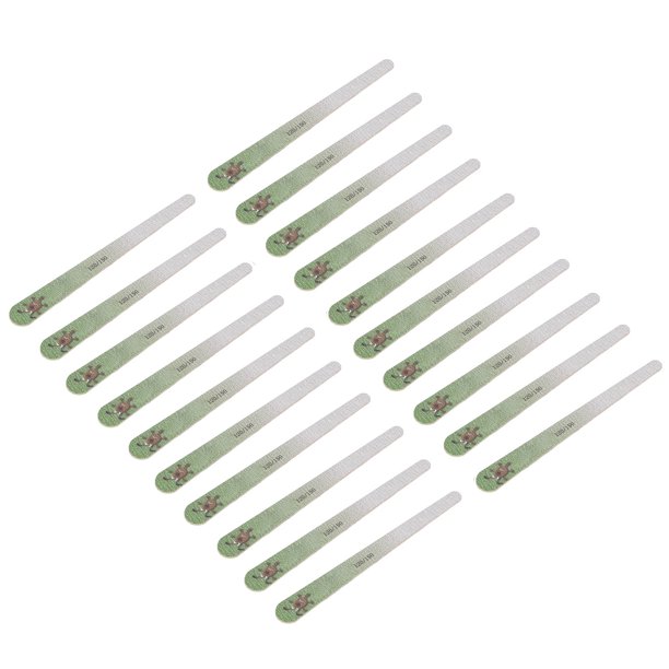 Limas de UñasANGGREK 20 Piezas Limas de Uñas Impresión de Limas de Uñas Profesionales Tablero de Esmeril Lima de Uñas Lavable Reutilizable Herramientas de Manicura Grano 120 ANGGREK Otros