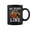 Black, variant on My Heart Is On The Line Offensive Lineman Football Leopard Coffee Mugs