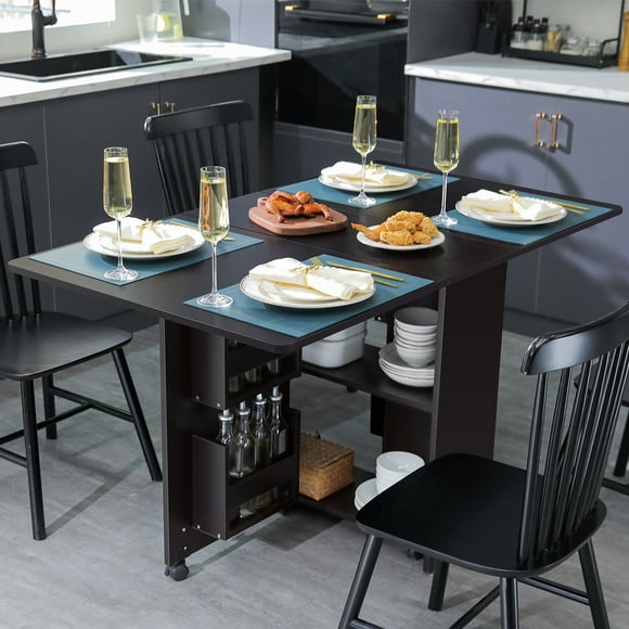 Folding Dining Table Storage