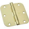 thumbnail image 2 of National Hardware N830-260 Door Hinge, 50 lb Weight Capacity, Cold Rolled Steel, Brass 15 Pack, 2 of 3