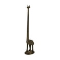 thumbnail image 1 of Rustic Brown Cast Iron Long Neck Giraffe Paper Towel Holder, 1 of 4