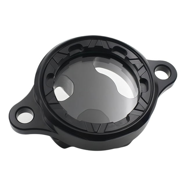Accesorios de cubierta de filtro de aceite para motocicleta, aleación de aluminio de alto rendimiento para TRX450R 450er Cbf450R Professional Negro
