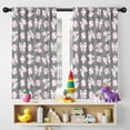thumbnail image 5 of Blackout Kids Curtains,Footballs with Bows Pattern Childrens Insulated Curtains Set Of 2,Bedroom Essentials,Toddler Room Decor 42"x54", 5 of 5