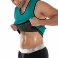 thumbnail image 3 of Men Gym Neoprene Vest Sauna Ultra thin Sweat Shirt Body Shaper slimming Corset, 3 of 5