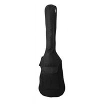 Black Waterproof Double Straps Backpack Gig Bag Case for Electric Guitar 5mm Thickness Sponge Padded
