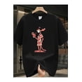 thumbnail image 1 of Men's Casual Street Round Neck Animal Print T-Shirt In Summer, Suitable For Daily Street Wear, 100% Cotton, 180g, Gifts For Men, 1 of 6