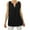 Black, variant on USSUMA Womens Tank Tops Plus Size Tops for Women Women's Classic V-Neck Collar Solid Color Sleeveless T-Shirt Tank Blouse Tops My Order Womens Tops Women's Tank Tops Solidcolor