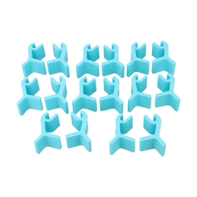 Bgsha 16PCS Kitchen Use Tray Bracket Steamer Oven Tray Bracket Blue Black