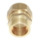 thumbnail image 2 of Latón De Púas De Manguera Acoplador Recta De Rosca De Montaje De Tubería De Aluminio como se describe, 2 of 3