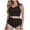 Style1-Black womens swimsuits, variant on Women Swimsuits 2 Piece with Short Bottoms High Wasited Bikini Sets Two Piece Tankini Swimsuits with Shorts Push Up High Neck Drawstring Adjustable Swimwear Solid Color 2025 Plus Size Swimwear XL