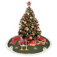 thumbnail image 4 of Christmas Tree Skirt, Mallard Ducks Wild Birds Christmas Tree Decorations Indoor, Tree Skirts Mat With Tassel Trim for Halloween New Year Holiday Christmas Party Decor 36 Inches, 4 of 7