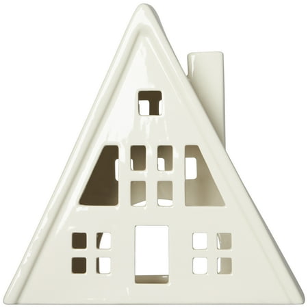 My Texas House, White Large A-Frame Ceramic House, 8 inch