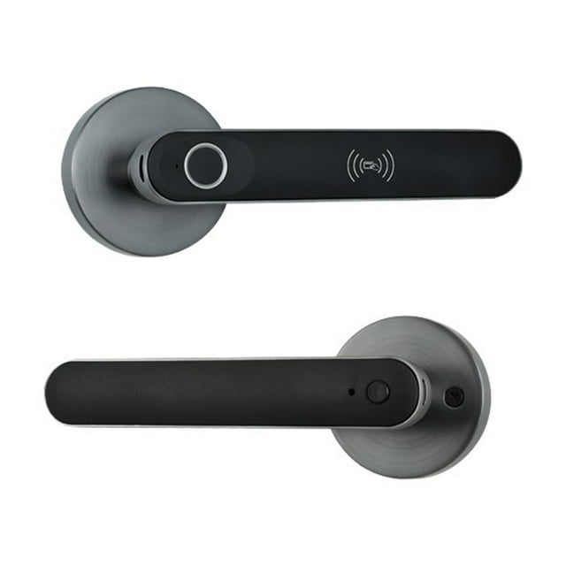 Door Lock, Tuya Biometric Electronic Lock Digital Smart Door Lock Finrprint Password Entry Door Knobs Lock For Bedroom Home Office ,Easy to Install