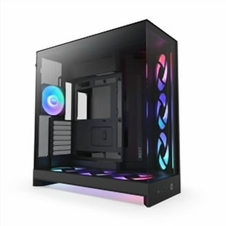 NZXT H9 Elite Mid-Tower ATX PC Case - All Black, Premium Dual