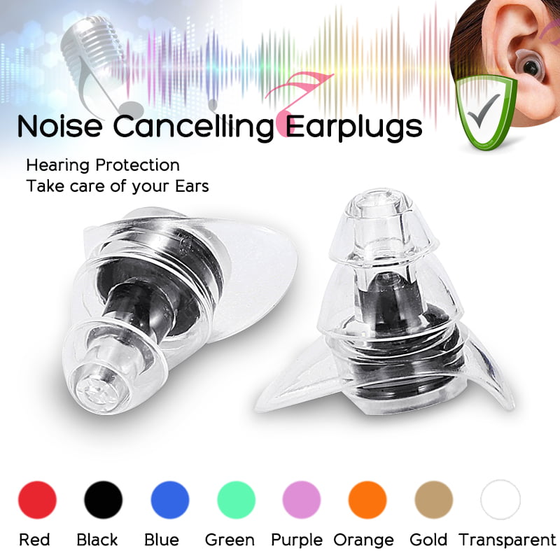 Mpow 2 Pairs Ear Plugs Musician Hearing Protection Music Concert Acoustic Filter 