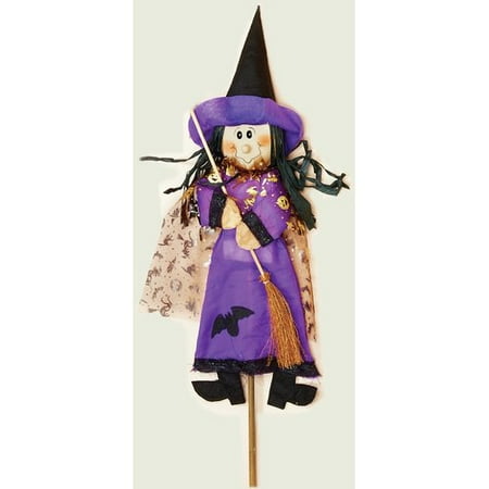 Worth Imports Witch on Stick Halloween Decoration