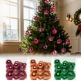 thumbnail image 7 of Btomtd 36pcs Multi-size Christmas Ornaments Set, Hand-painted Glitter Christmas Tree Balls Pendants, Christmas Decorations for Tree and Home Holiday Displays, Green, 7 of 7