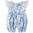 thumbnail image 3 of Baby Girl Summer Romper Daisy Print with Ruffles 18-24 Months, 3 of 7