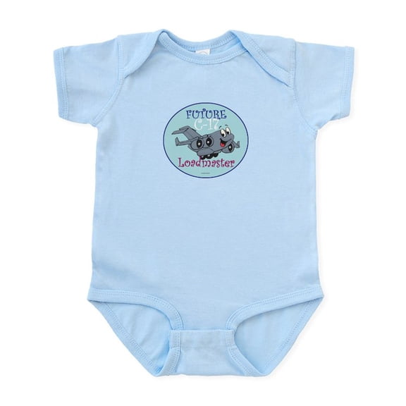 CafePress - Mil 2B C17 Crwmbr M Body Suit - Baby Light Bodysuit, Size Newborn - 24 Months