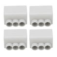 thumbnail image 1 of Quick Wire Cable Connector,4PCS Quick Wire Cable Quick Wire Terminal Block Connectors Quick Terminal Wire Connector High-Precision Functionality, 1 of 8