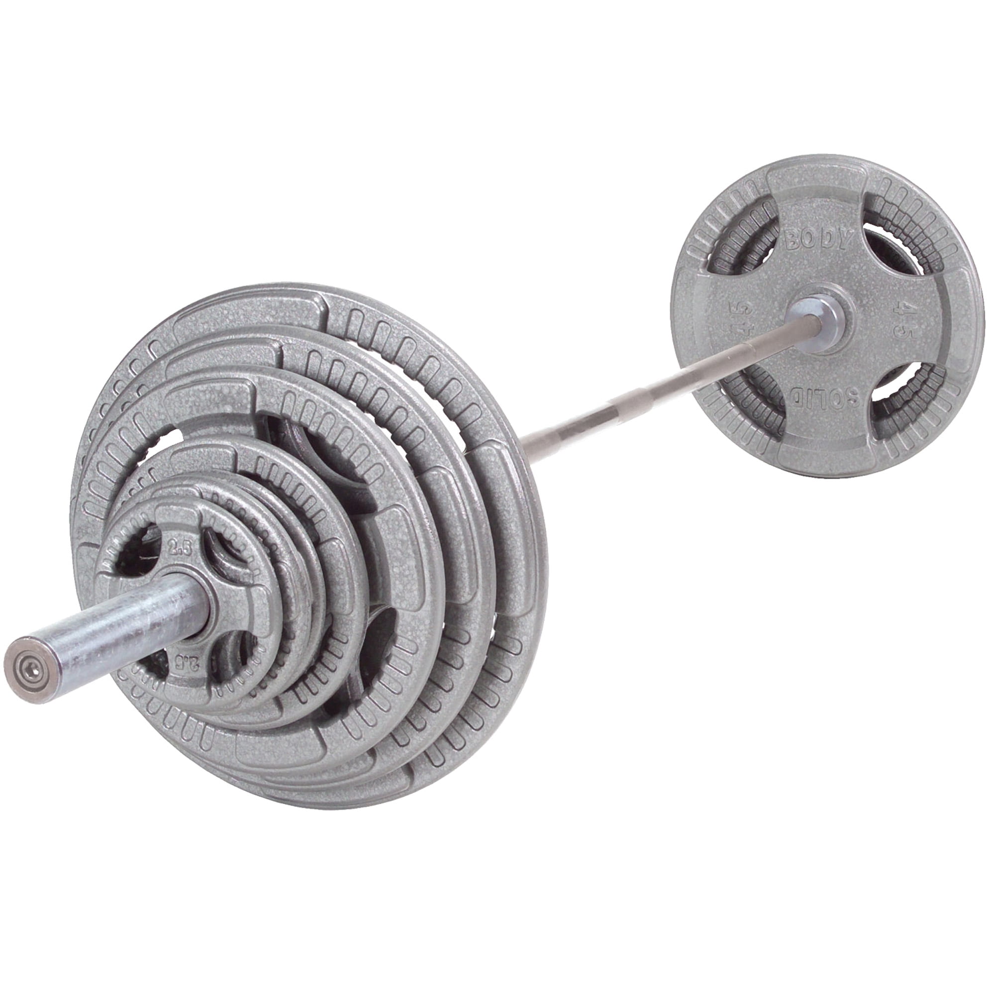 Body Solid OST300S Cast Grip 300lb Olympic Set