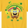 thumbnail image 3 of SpongeBob SquarePants - Happy St Patricks Day - Toddler And Youth Short Sleeve Graphic T-Shirt, 3 of 6