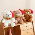 thumbnail image 4 of Cute Teddy Bear Stuffed Animal Doll - Soft Christmas Series Bear Plush Toy Pillow Doll Home Decor, 4 of 5