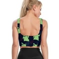 thumbnail image 7 of Oogie Boogie Yoga Vest Basic Racerback Fitted Crop Tops Printed Sports Bra for Women Girls 2XL, 7 of 7
