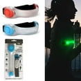 thumbnail image 4 of Estrela 2 brazaletes reflectantes nocturnos LED, correa de muñeca iluminada de PVC, 4 of 5