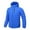 Blue, variant on Quilted Solid Color Jackets for Men Casual Long Sleeve Jackets Thickened Winter Warm Coat with Hooded Dark Gray 4XL