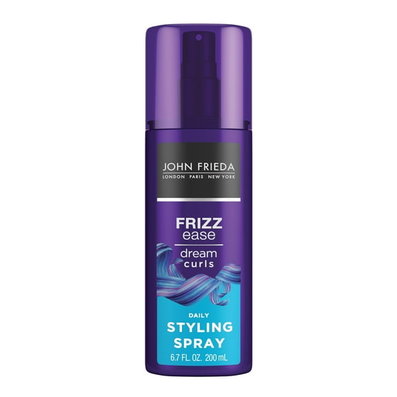 John Frieda Frizz Ease Dream Curls Styling Spray, Smooth Frizzy Hairspray, 6.7 oz