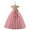 Pink, variant on Girls Elegant Princess Tulle Dress with Sequin Bodice Big Bow Short Sleeve Formal Gown for Party Wedding Birthday