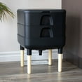 thumbnail image 6 of FCMP Outdoor The Essential Living Worm Composter 6 Gal Composting Bin System Indoor Modern Compost Storage, Black, 6 of 8