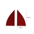thumbnail image 3 of Soft Carbon Fiber Car Interior Decor Kits Red Carbon Fiber Interior Door A-pillar Cover Trim For Toyota Tacoma 2016-2022 Sticker, 3 of 12