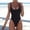 Black, variant on IDALL One Piece Swimsuit Women Swim Suits for Women 2025 Women Swimwear Bikini One Piece Push-Up Padded Bathing Backless Beachwear Bathing Suit Womens Swimsuits White S