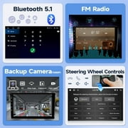 Android Car Stereo for Nissan Altima 2008 2009 2010 2011 2012 Radio 9 Touch Screen Compatible with Wireless Apple Carplay Android Auto GPS Navigation Bluetooth WiFi Backup Camera, Manual AC