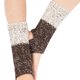 thumbnail image 1 of Qarigey Calentadores de piernas de punto para mujer, diseño de punto de ganchillo, puños para botas, calcetines para botas con forro corto de Ropa, zapatos y accesorios Miscelánea café, 1 of 6