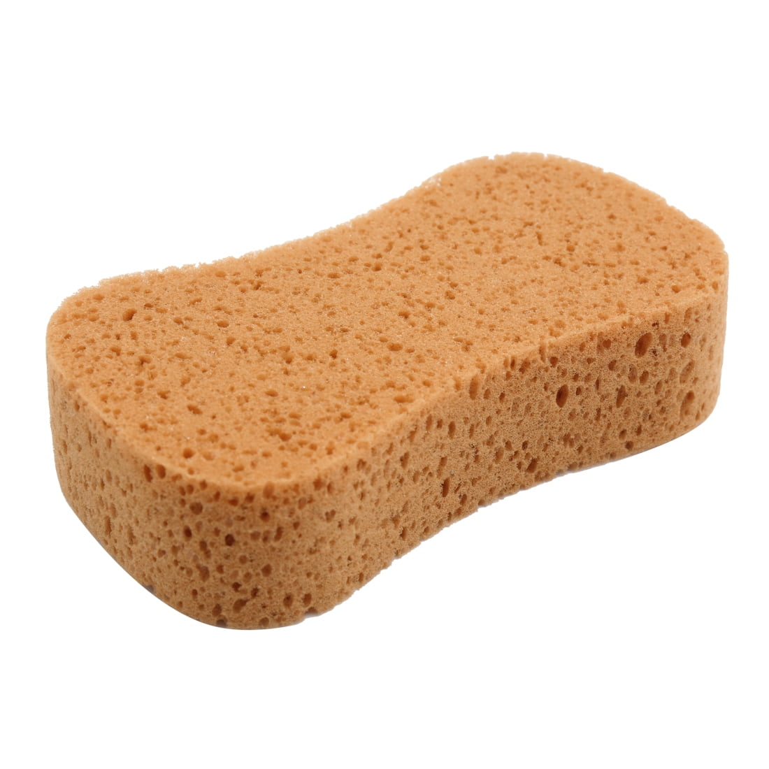 Unique Bargains Auto Car Windshield Soft Perforated Yellow Wash Sponge Pad