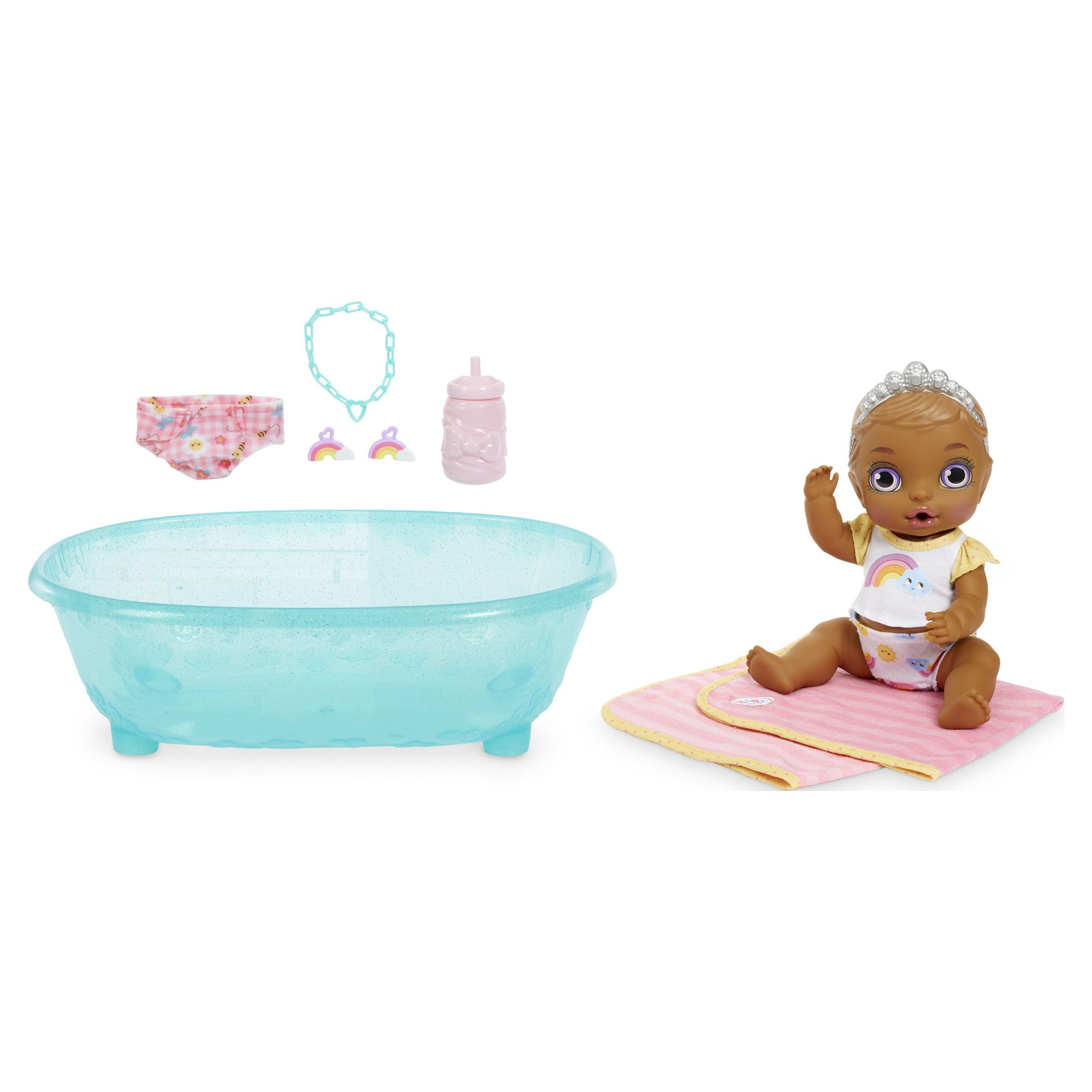 Baby Born Surprise Bathtub Surprise Pink Swaddle Princess w 20 Surprises