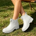 thumbnail image 6 of Wensltd Women Rain Boots Low Heel Short Ankle Waterproof Rubber Boots for Outdoor Wear, 6 of 8
