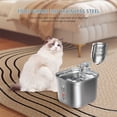 thumbnail image 5 of 6 filtros para fuentes para mascotas, fuente de agua automática con arranque y parada para perros y gatos, filtros para beber, fuente de flores, dispensador de agua para mascotas, ahorra energía, 5 of 5