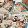 thumbnail image 5 of 4'x6' Area Rugs, Watercolor Ship Coastal Indoor Outdoor Area Rug for Living Room Bedroom, Summer Beach Nautical Rustic Washable Bathroom Rugs Kitchen Floor Carpet Mats Home Decor Aesthetic, 5 of 8
