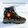thumbnail image 4 of FANGFIUP Boys Snow Boots Winter Waterproof Antiskid Boots Hiking Outdoor Shoes Booties for Unisex Kids (Little Kid/Big Kid), 4 of 9