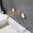 thumbnail image 3 of In Wall Bathroom Sink Faucet with Two Handles, 3 of 5