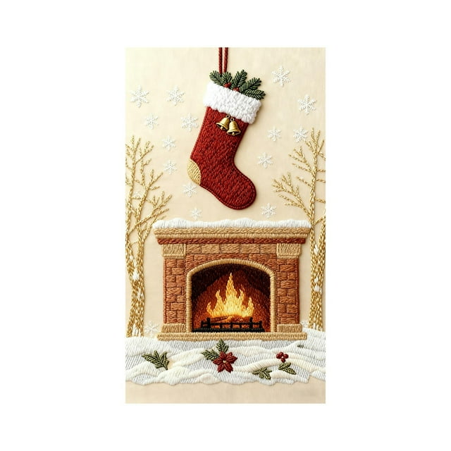 Decoraciones de Navidad Interior 35 X 72 Pulgadas Estilo de Bordado 3D Puerta de Navidad Cortina de Puerta Cortina de Puerta Puerta de Navidad Y Decoraciones de Pared Decoraciones de Fiesta