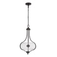 thumbnail image 2 of 49992-ESP Craftmade Lighting Serene - Two Light Pendant in Transitional Style - 15 inches wide by 24 inches high-Espresso Finish    -Traditional, 2 of 3