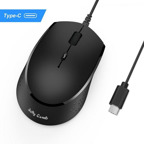 USB C Mouse, Jelly Comb Wired Mouse for Macbook 12", Macbook Pro 2016/2017, Chromebook USB C Devices - Walmart.com